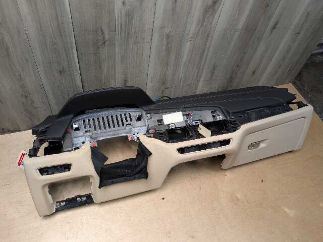 *19-23 OEM BMW G05 G07 X5 LEATHER Dashboard Cover Trim Panel BLACK/BEIGE w HUD