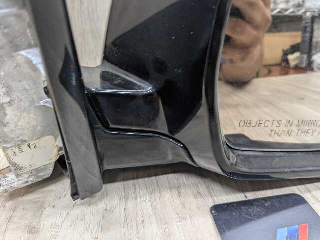 *15-19 OEM BMW F16 X6 Right Passenger Side Mirror Heated Auto Dip SHADOW GLOSS