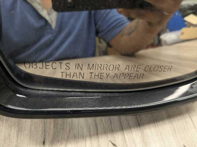 *15-19 OEM BMW F16 X6 Right Passenger Side Mirror Heated Auto Dip SHADOW GLOSS
