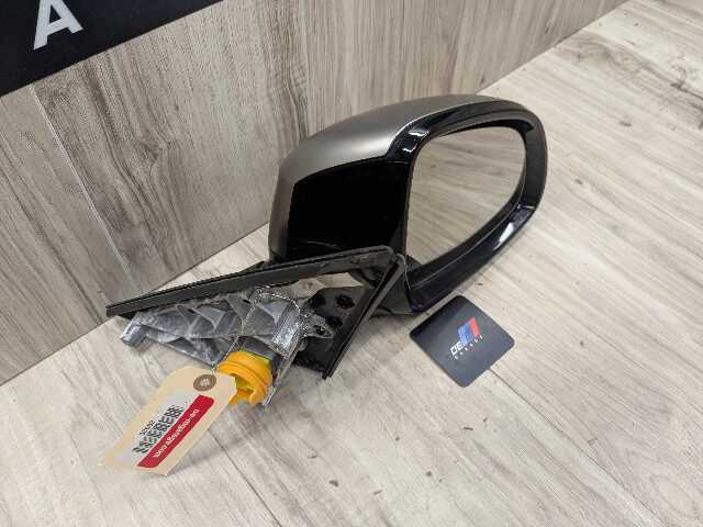 *15-19 OEM BMW F16 X6 Right Passenger Side Mirror Heated Auto Dip SHADOW GLOSS