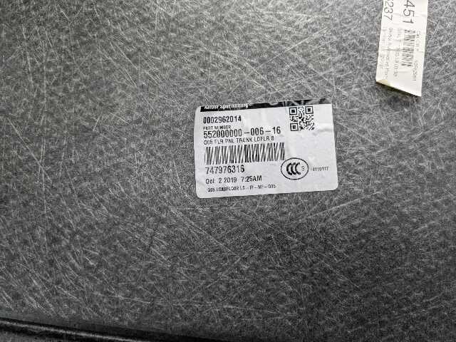 19-22 OEM BMW G05 X5 Trunk Liftgate Floor Mat Carpet Cargo Liner Storage Cover