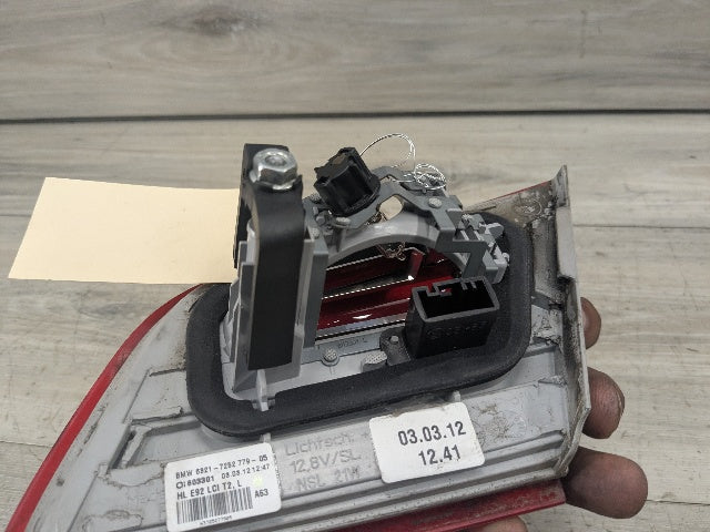*11-13 OEM BMW E92 328 335 M3 Coupe LCI Rear Left Driver LED Inner Tail Light