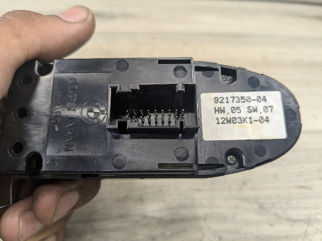 *07-13 OEM BMW E92 328 335 M3 Coupe Front Driver Left Main Window Switch Black