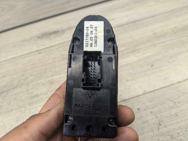 *07-13 OEM BMW E92 328 335 M3 Coupe Front Driver Left Main Window Switch Black