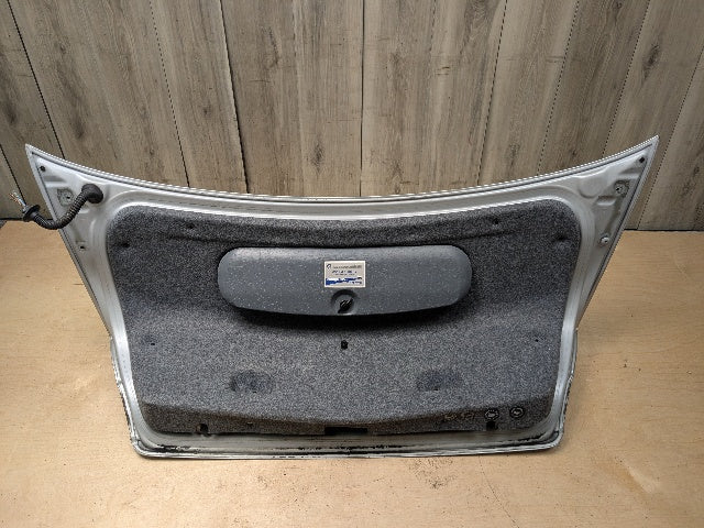*00-06 OEM BMW E46 325 328 330 M3 Rear Trunk Lid Panel Deck Shell Silver 354