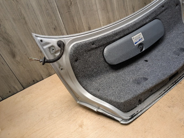 *00-06 OEM BMW E46 325 328 330 M3 Rear Trunk Lid Panel Deck Shell Silver 354