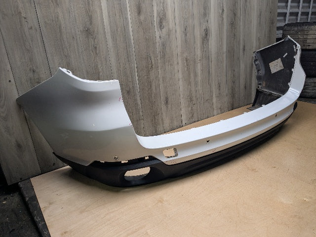 14-18 OEM BMW F15 X5 Rear Bumper Cover PDC Holes w/ Diffuser N55 N57 White 300