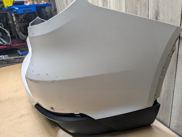 14-18 OEM BMW F15 X5 Rear Bumper Cover PDC Holes w/ Diffuser N55 N57 White 300