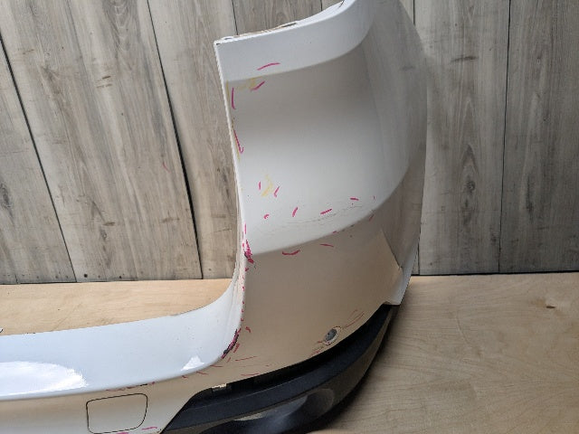 14-18 OEM BMW F15 X5 Rear Bumper Cover PDC Holes w/ Diffuser N55 N57 White 300