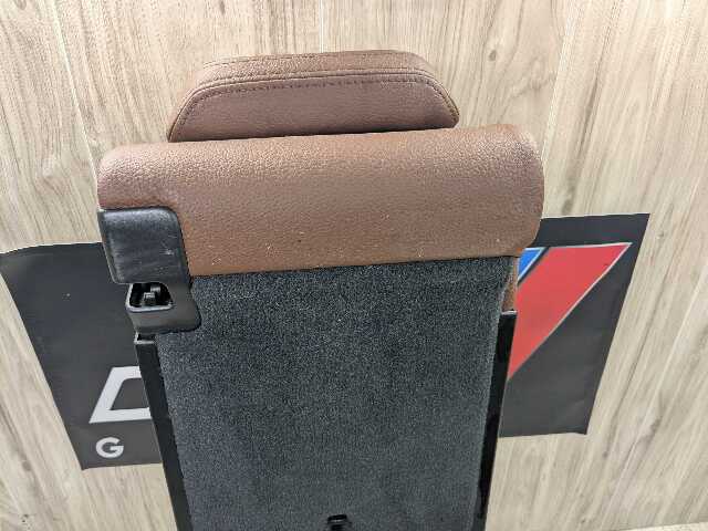 *15-18 OEM BMW F86 X6M REAR Seat Center Armrest Headrest Cup Holder ARAGONBRAUN