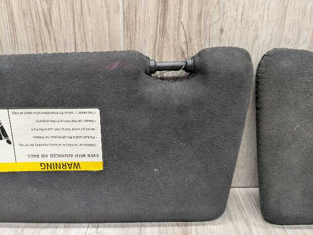 15-19 OEM BMW F16 F86 X6 X6M Left Right Leather ALCANTARA Interior Sun Visor SET