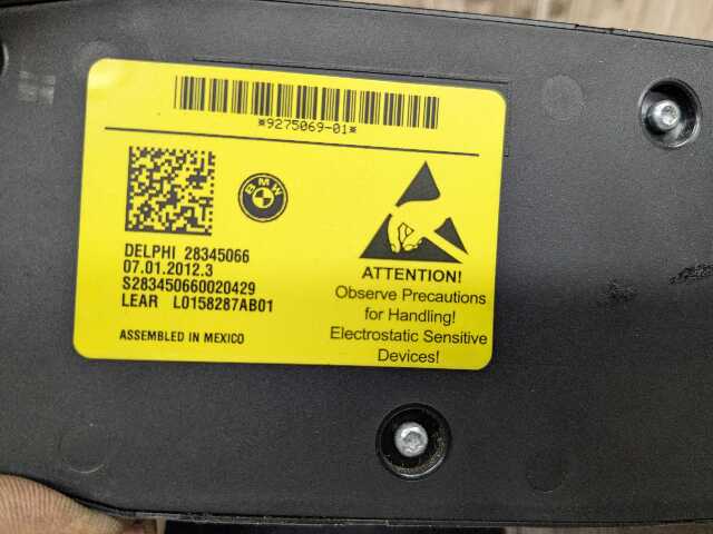 OEM BMW E82 E84 E88 E89 E90 E92 F25 Front Left Driver Seat Adjust Memory Switch