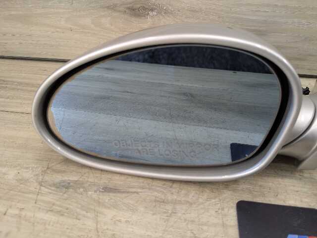 *01-06 OEM BMW E46 M3 Left Driver Exterior Side Mirror Assembly Silver 354