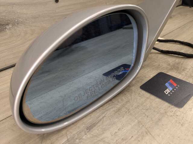 *01-06 OEM BMW E46 M3 Left Driver Exterior Side Mirror Assembly Silver 354