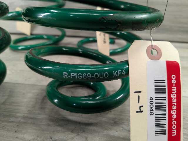 *01-06 TTEIN BMW E46 M3 Front Rear Left Right Lowering SPORT Springs SET Green