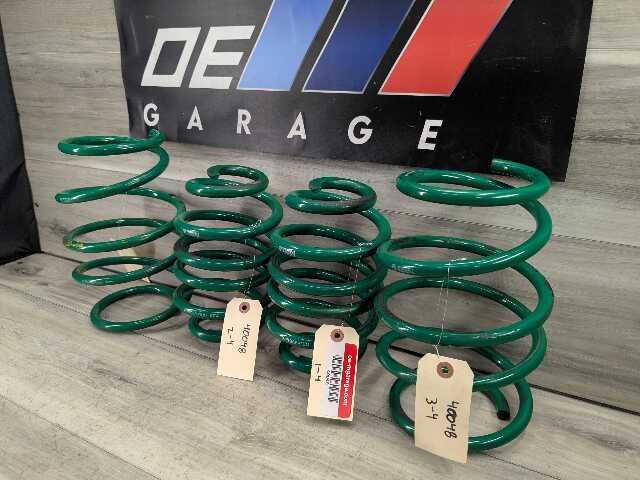 *01-06 TTEIN BMW E46 M3 Front Rear Left Right Lowering SPORT Springs SET Green