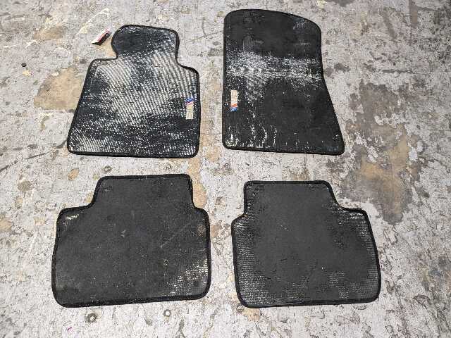 *01-06 OEM BMW E46 M3 Front Rear Left Right Weather Carpet Floor Mats SET