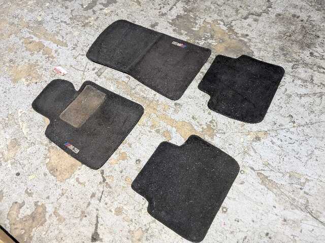 *01-06 OEM BMW E46 M3 Front Rear Left Right Weather Carpet Floor Mats SET