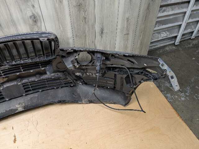 *14-18 OEM BMW F15 X5 BASE Front Bumper Cover w/ Upper Lower Grilles Gray A52