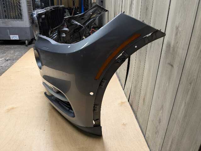 *14-18 OEM BMW F15 X5 BASE Front Bumper Cover w/ Upper Lower Grilles Gray A52