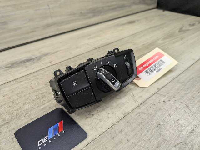 OEM BMW F15 F16 F85 F86 X5 X6 Headlight Switch Control Panel Light Module BLACK