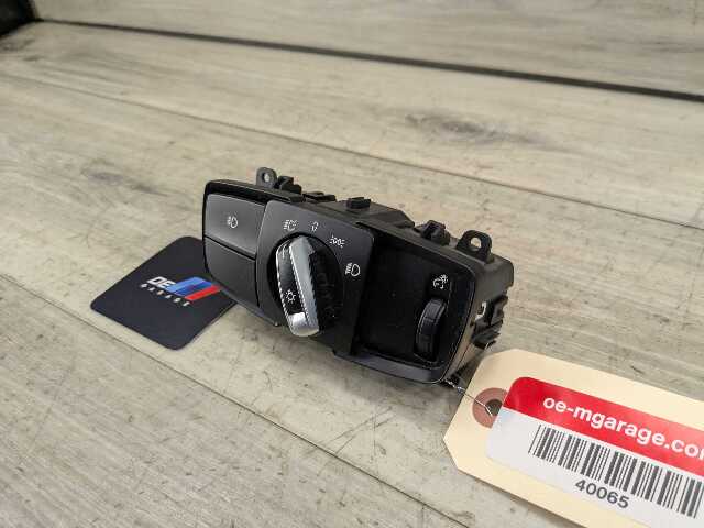 OEM BMW F15 F16 F85 F86 X5 X6 Headlight Switch Control Panel Light Module BLACK