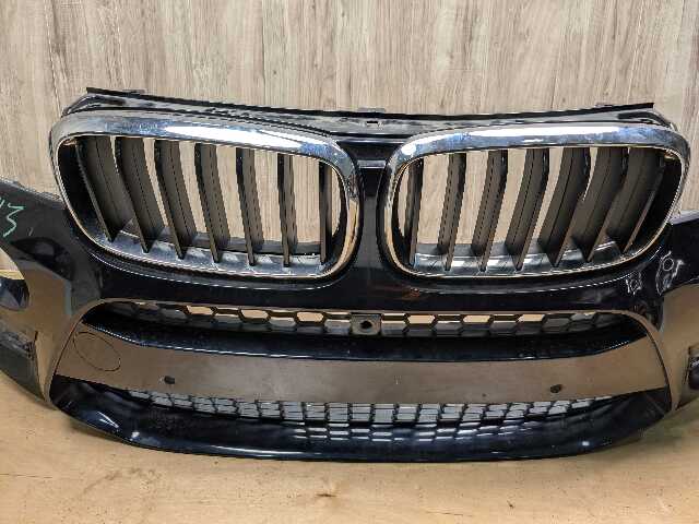 *15-18 OEM BMW F86 X6M M Front Bumper Cover w/ Upper Lower Grilles Black 416