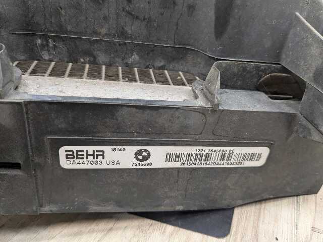 OEM BMW F85 F86 X5M X6M Left Driver Engine S63 Secondary Auxiliary Radiator