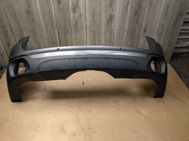 14-18 OEM BMW F15 X5 Rear Bumper Cover PDC Holes w/ Diffuser N55 N57 Gray A52