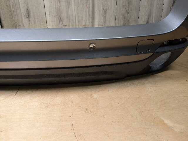 14-18 OEM BMW F15 X5 Rear Bumper Cover PDC Holes w/ Diffuser N55 N57 Gray A52