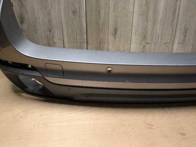 14-18 OEM BMW F15 X5 Rear Bumper Cover PDC Holes w/ Diffuser N55 N57 Gray A52