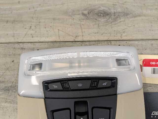 14-19 OEM BMW F15 F16 X5 X6 Headliner Roof Console Dome Light SOS Switch Black