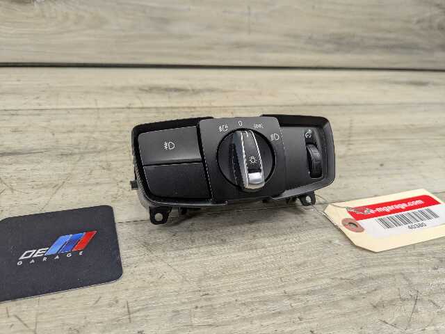OEM BMW F15 F16 F85 F86 X5 X6 Headlight Switch Control Panel Light Module BLACK