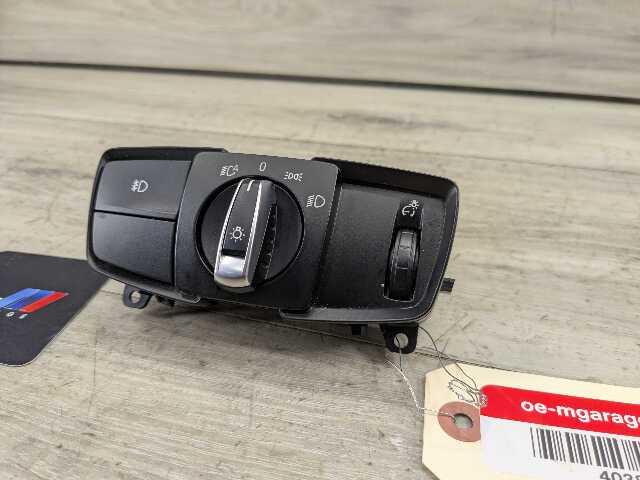 OEM BMW F15 F16 F85 F86 X5 X6 Headlight Switch Control Panel Light Module BLACK