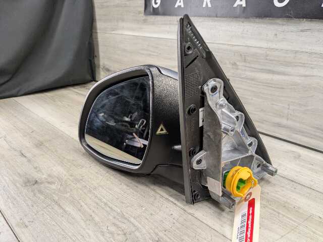*14-18 OEM BMW F15 X5 Left Driver Side Mirror Heated Blind Spot Camera Gray A52