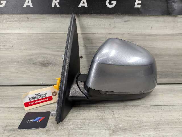 *14-18 OEM BMW F15 X5 Left Driver Side Mirror Heated Blind Spot Camera Gray A52