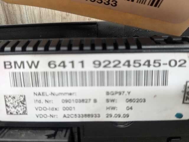 OEM BMW E82 E88 E90 E92 E93 M3 AC Air Conditioning Seat Climate Control Switch
