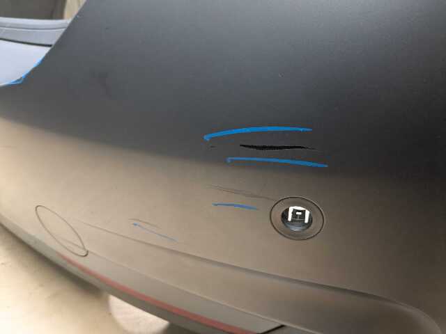 14-20 OEM BMW F36 428 430 435 440 M SPORT Rear Bumper Cover Panel Gray 490
