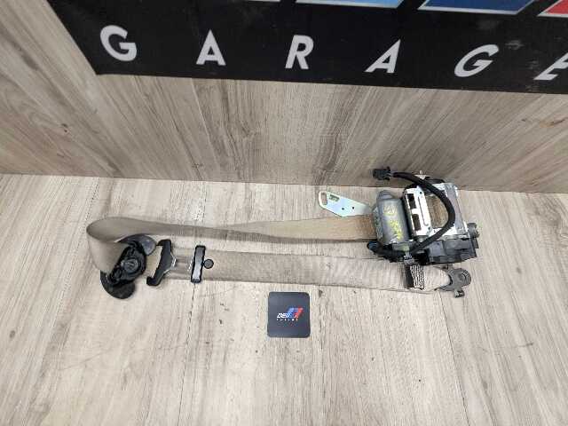 09-12 OEM BMW F01 F02 740 750 760 B7 Front Left Driver Seatbelt Retractor BEIGE