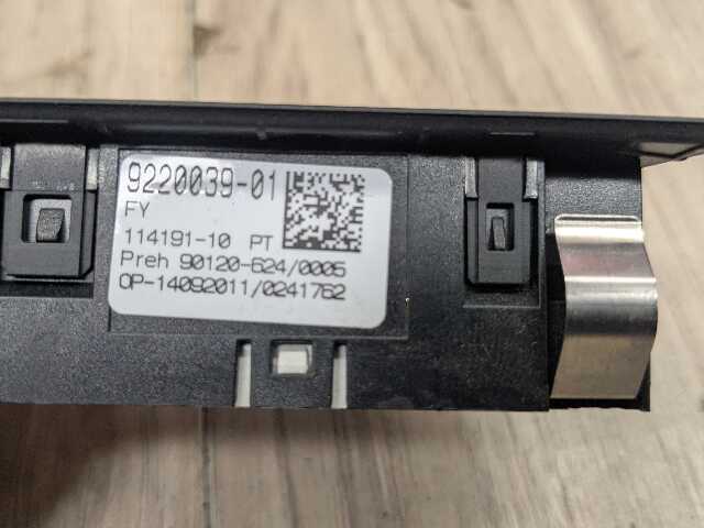 OEM BMW F02 F06 F10 F13 M5 Lane Assist Departure Driver Assist Control Switch