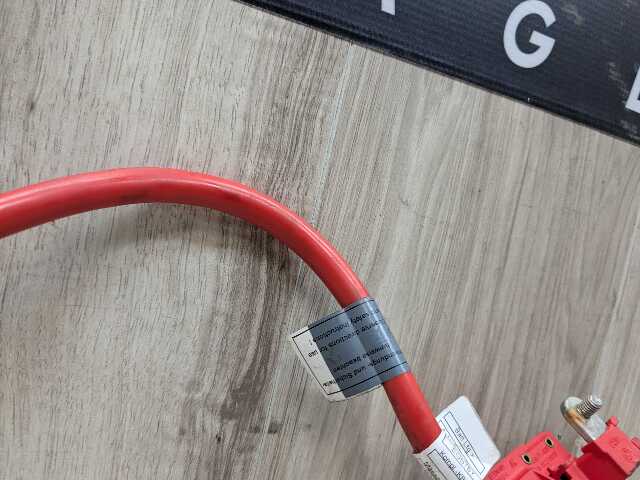 OEM BMW F01 F02 740 750 760 B7 Battery Plus Pole Terminal Positive Red Cable