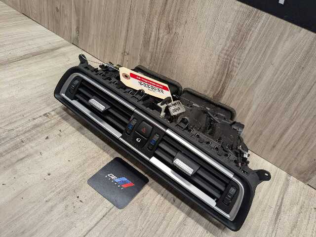 09-15 OEM BMW F01 F02 740 750 760 B7 Dash Center AC Air Vent Fresh Grille Black