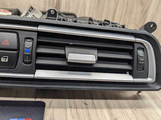 09-15 OEM BMW F01 F02 740 750 760 B7 Dash Center AC Air Vent Fresh Grille Black