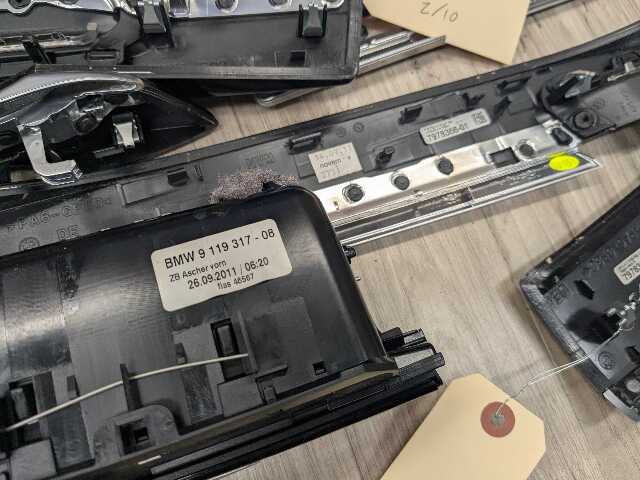 *OEM BMW F02 740 750 760 Alpina B7 Interior Dash Center Door Trim Piano Varnish