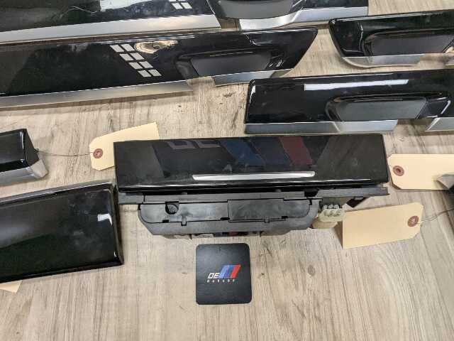 *OEM BMW F02 740 750 760 Alpina B7 Interior Dash Center Door Trim Piano Varnish