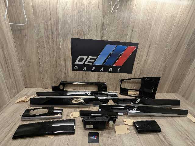 *OEM BMW F02 740 750 760 Alpina B7 Interior Dash Center Door Trim Piano Varnish