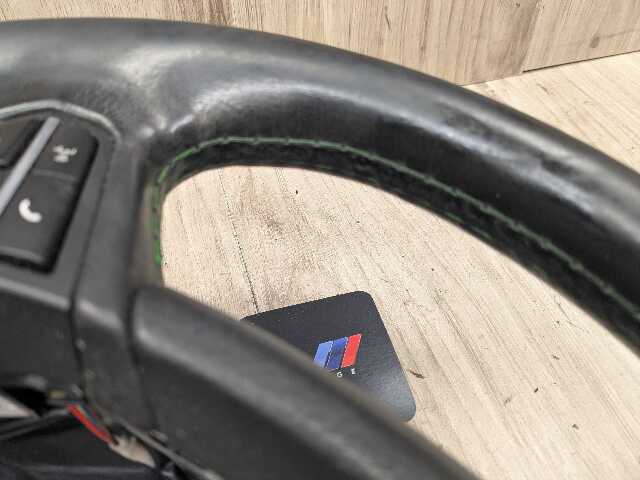 *11-15 OEM BMW F01 F02 Alpina B7 B7L Leather Steering Wheel Heated Black