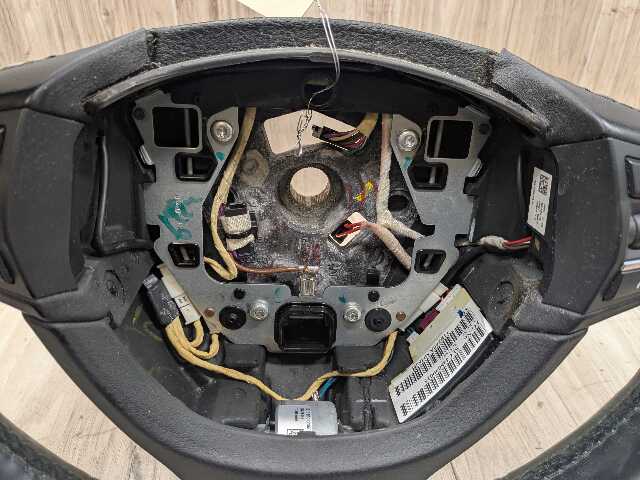 *11-15 OEM BMW F01 F02 Alpina B7 B7L Leather Steering Wheel Heated Black