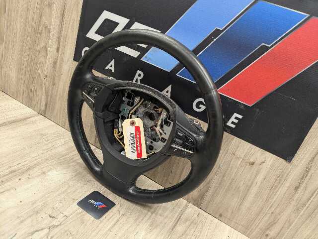 *11-15 OEM BMW F01 F02 Alpina B7 B7L Leather Steering Wheel Heated Black