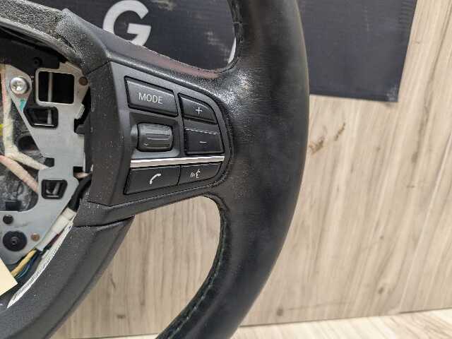 *11-15 OEM BMW F01 F02 Alpina B7 B7L Leather Steering Wheel Heated Black